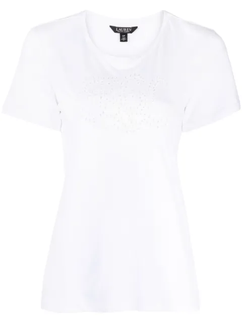 Lauren Ralph Lauren Katlin embroidered T-shirt White 200907906001