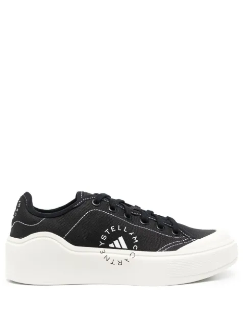 adidas by Stella McCartney logo print lace-up sneakers Black HP5702