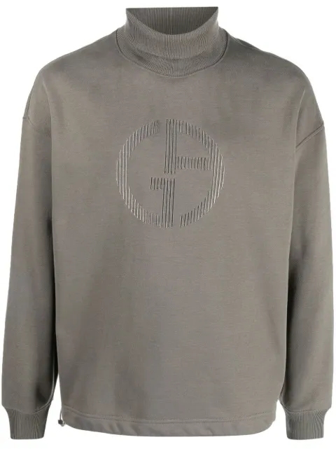 Giorgio Armani virgin wool roll neck jumper Green 3RSM52SJDSZ