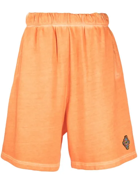 COUNTY OF MILAN logo patch knee-length shorts Orange CMCI019S23FLE0012025
