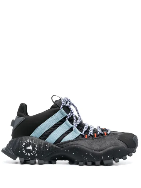 adidas by Stella McCartney ridged-sole lace-up sneakers Black H06157