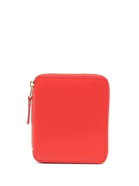 Comme Des Garçons Wallet zip-around leather wallet Orange SA21003