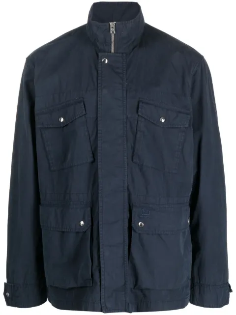 Woolrich Crew Field cotton jacket Blue CFWOOU0757MRUT2876