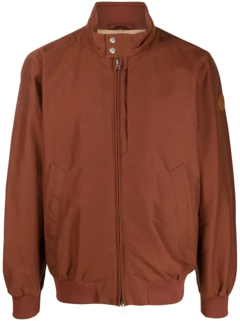Woolrich long-sleeve cotton bomber jacket Brown CFWOOU0707MRUT2538