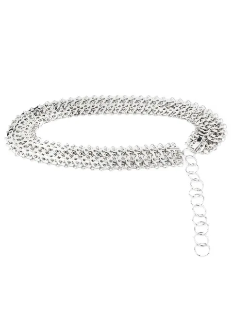 Rabanne chainmail adjustable belt Silver 23PAA0132MET001
