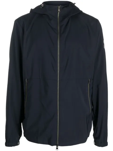 Woolrich zip-up wool windbreaker Blue CFWOOU0747MRUT3447