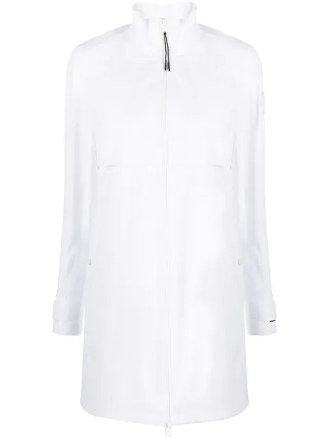Woolrich Pequea zip-up parka coat White CFWWOU0842FRUT2883