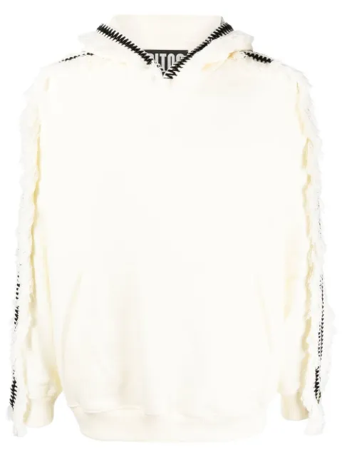 RITOS embroidered-detail hoodie Neutrals 20050220