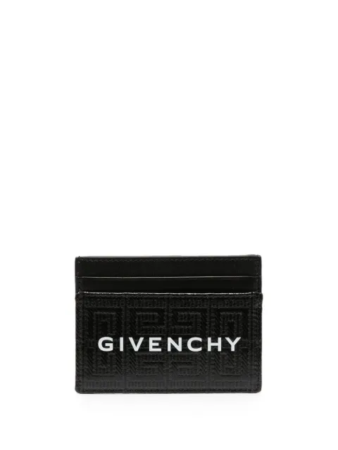 Givenchy logo-print monogrammed cardholder Black BB60KNB1GT