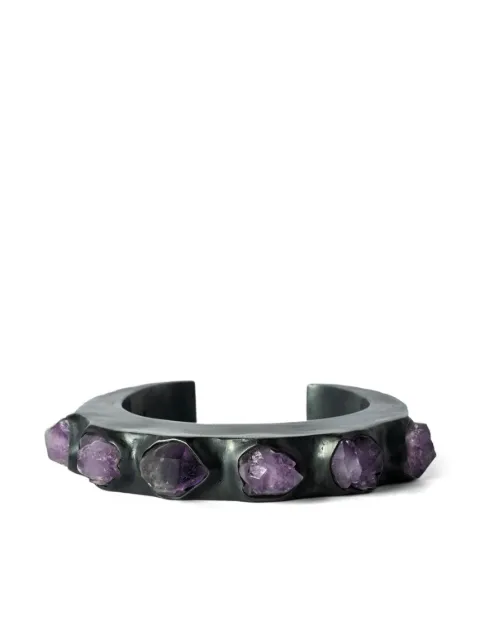Parts of Four Crescent amethyst band bracelet Black 20025KASAME