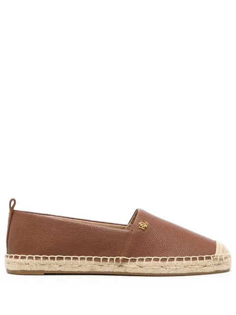 Lauren Ralph Lauren Cameryn leather espadrilles Brown 802905304002