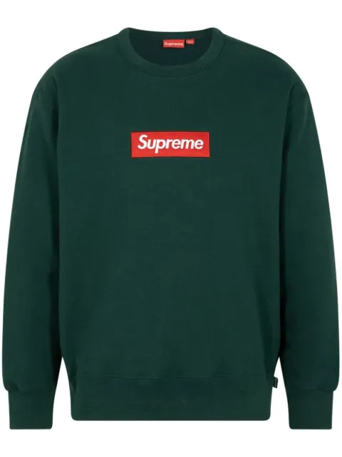 Supreme Box Logo crewneck sweatshirt Green SU12497