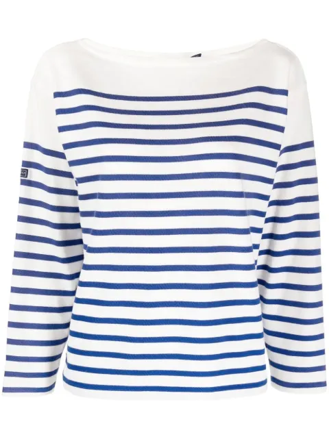 Polo Ralph Lauren Mariner striped cotton top White 211891523001