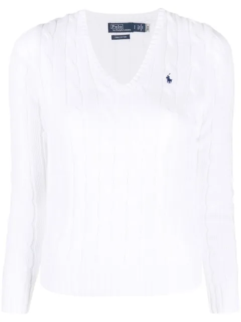Polo Ralph Lauren cable-knit sweater White 211891641001