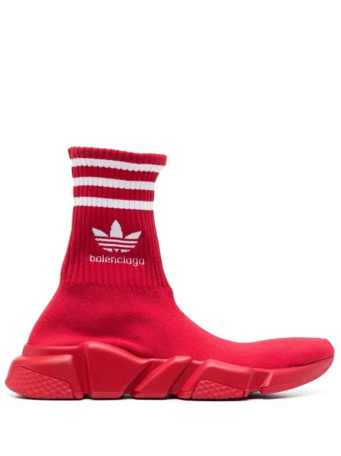 Balenciaga x Adidas Speed sock-style sneakers Red 717589WBDV1