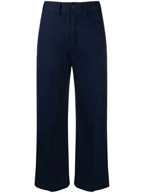 Polo Ralph Lauren wide-leg cropped chinos Blue 211873988004