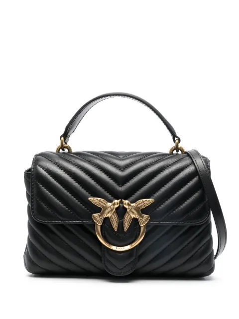 PINKO small Love Lady Puff quilted top-handle bag Black 100044A0GKZ99Q