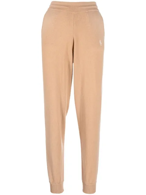 Sporty & Rich logo-embroidered track pants Brown SW731CA