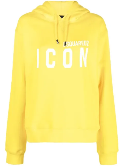 DSQUARED2 Icon Cool hoodie Yellow S80GU0002S25516