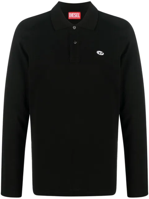 Diesel T-Smith long-sleeve polo shirt Black A063170AIJR