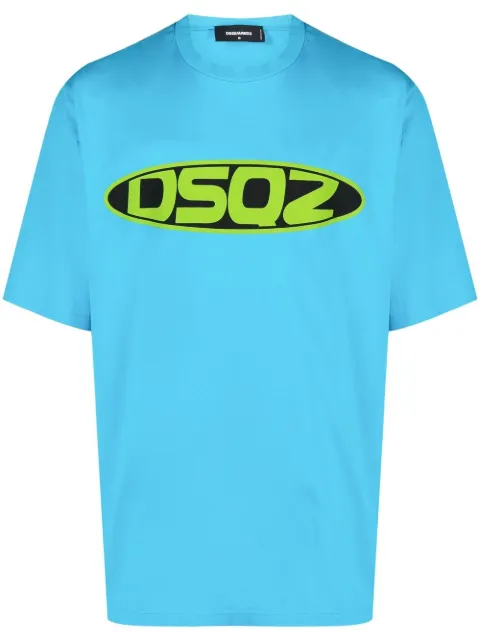 DSQUARED2 logo-print short-sleeve T-shirt Blue S71GD1269S22427