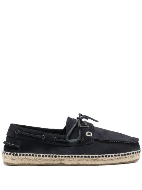 Manebi lace-up suede espadrilles Blue K15K0
