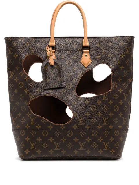 Louis Vuitton Pre-Owned x Comme Des Garçons 2014 monogram Hole tote Brown M40279