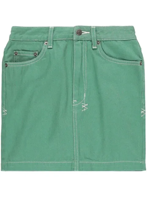 Ksubi five-pocket mini skirt Green WPS23SK007