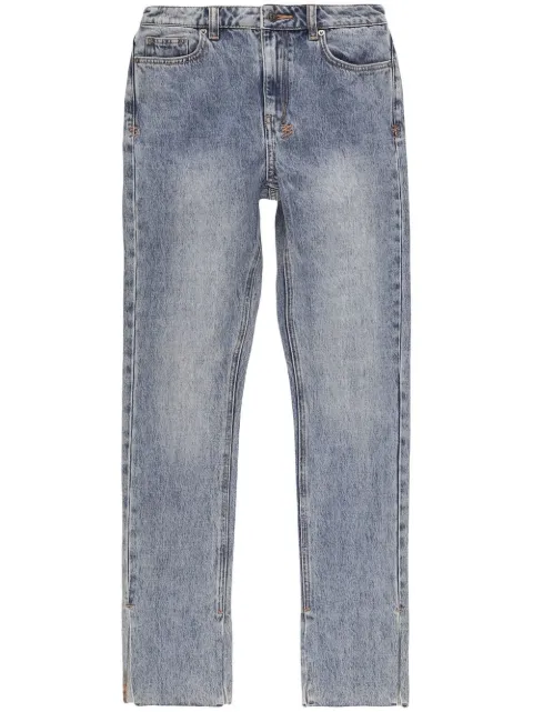 Ksubi mid-rise straight jeans Blue WPS23DJ018