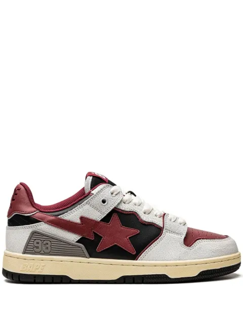 A BATHING APE® Sk8 Sta #4 M1 "Red" sneakers Red 0ZXSHM191021IWHP