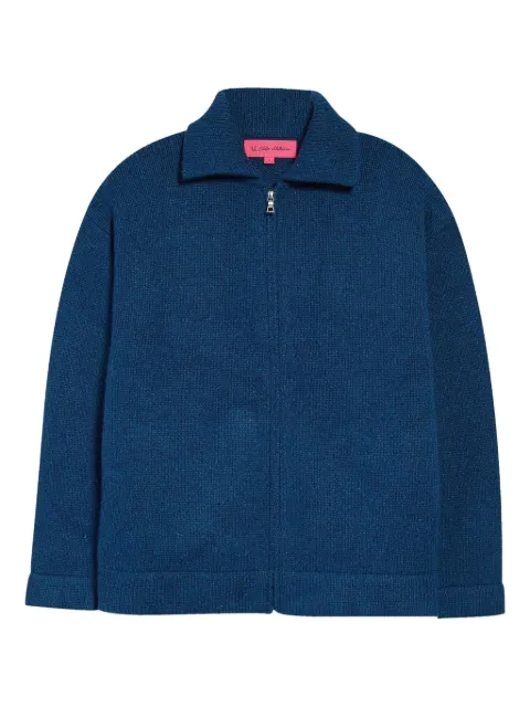 The Elder Statesman zip-up cardigan Blue 220236