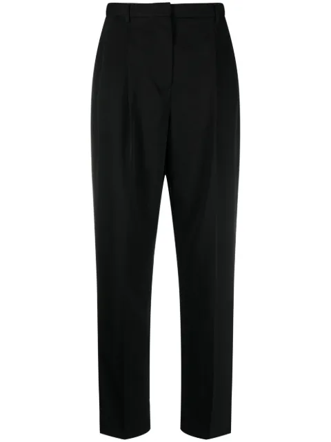 Tory Burch wool twill trousers Black 144748