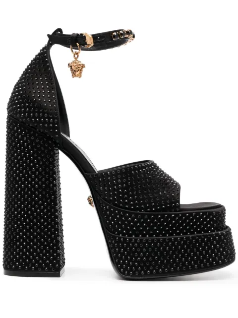 Versace Medusa Aevitas platform sandals Black 10077171A02599