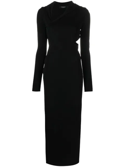 Versace cut-out hooded maxi dress Black 10100001A01253