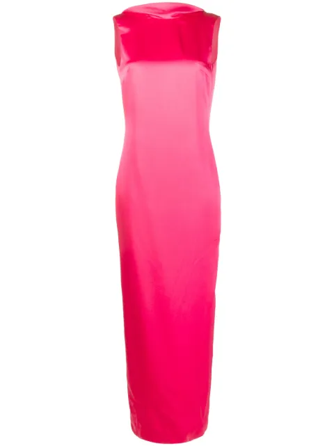 Versace cowl-back gown Pink 10100111A07319
