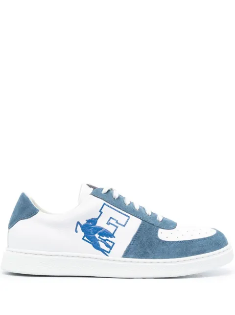 ETRO logo-print panelled sneakers White 121693954