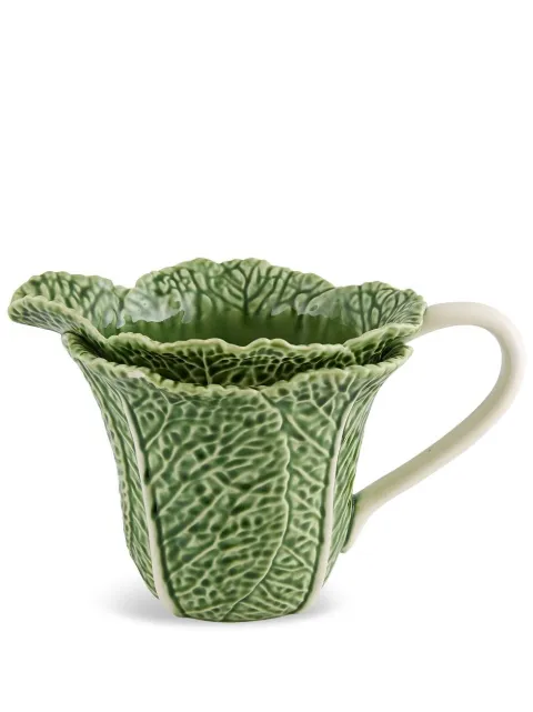 Bordallo Pinheiro Couve glazed pitcher Green 65026738