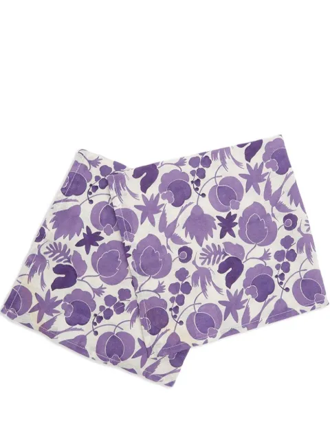 La DoubleJ Wildbird Viola set of two napkins Purple NAP0006LIN001CER0020