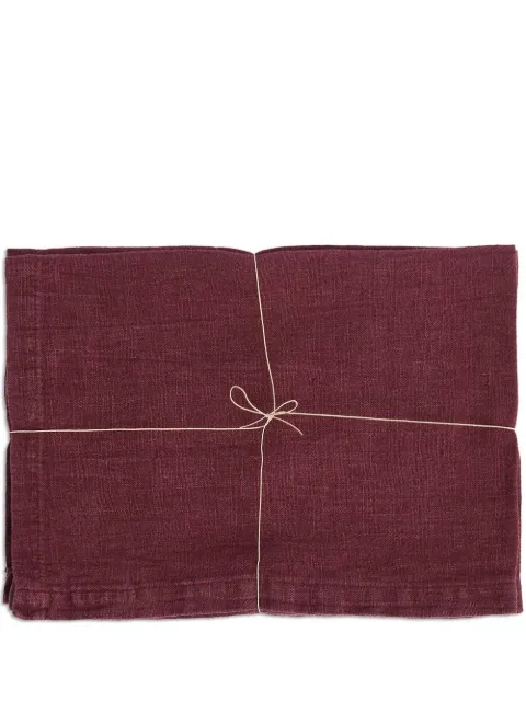 Once Milano set of two linen placemats Red 1120400012