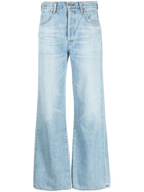 Citizens of Humanity wide-leg organic cotton jeans Blue 2038B1136