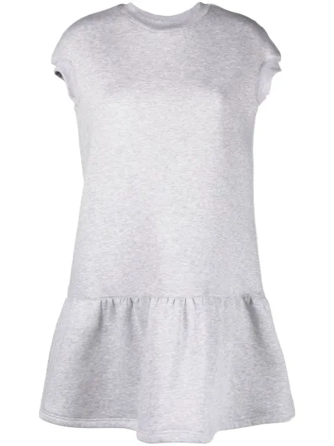 Ioana Ciolacu round neck short-sleeved dress Grey ID22DR04GRY