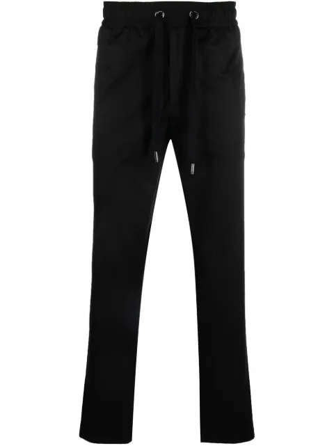 Dolce & Gabbana DG Essentials stretch-cotton track pants Black GVZAETFUFJR