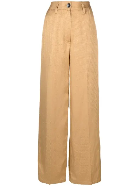 Forte Forte wide-leg tailored trousers Brown 10024mypants