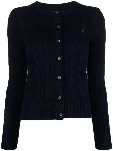 Polo Ralph Lauren Polo Pony cable-knit cardigan Blue 211891643002
