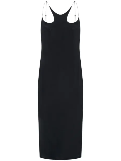 Dion Lee scoop-back midi-dress Black A9944S23