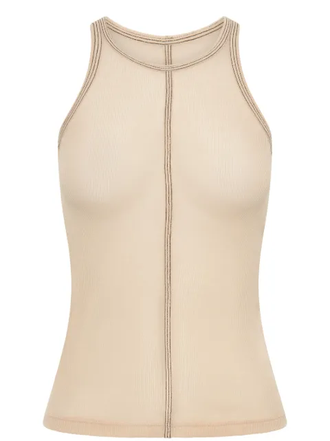 Dion Lee round-neck sleeveless tank top Neutrals C3131S23
