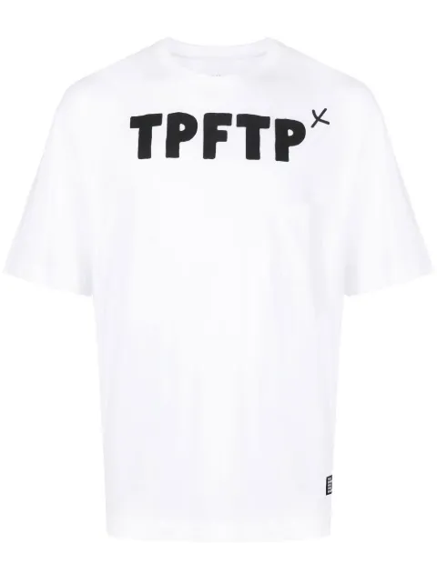 The Power For The People logo-print T-shirt White 0035W