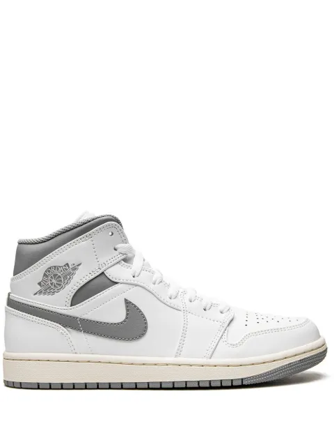 Jordan Air Jordan 1 Mid "White/Stealth Grey" sneakers White 554724