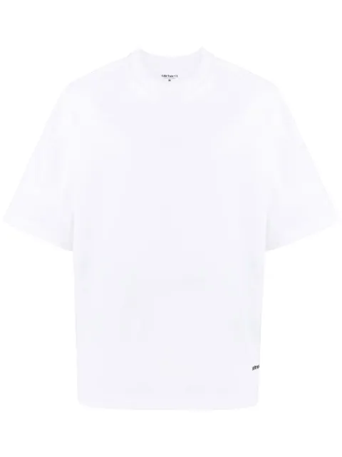 Carhartt WIP Link Script organic cotton T-shirt White I031373