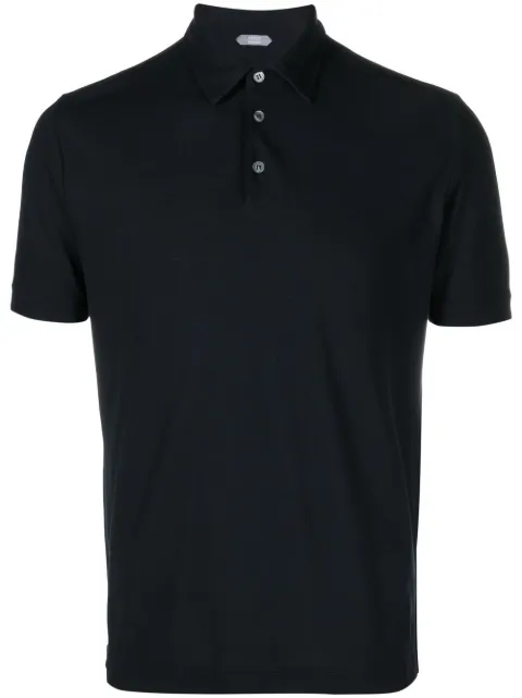 Zanone Ice cotton polo shirt Blue 811818ZG380
